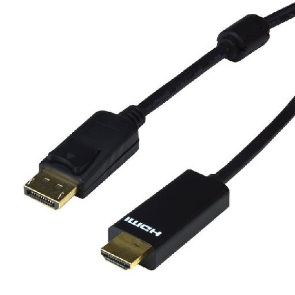 MCL DisplayPort/HDMI 5м DisplayPort HDMI Черный