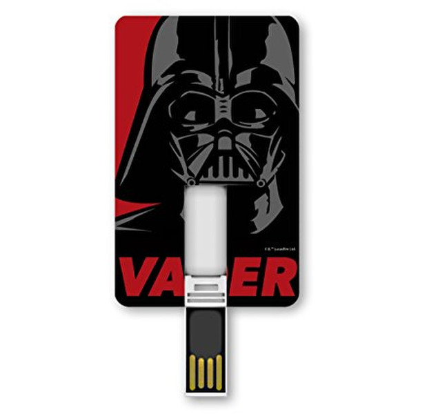 Mobility Lab Star Wars Darth Vader 8ГБ USB 2.0 Type-A Разноцветный USB флеш накопитель