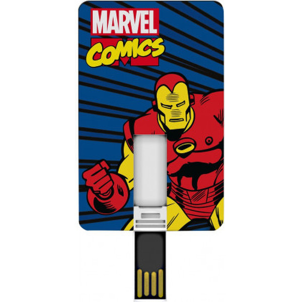 Mobility Lab Marvel Iron Man 8ГБ USB 2.0 Type-A Разноцветный USB флеш накопитель