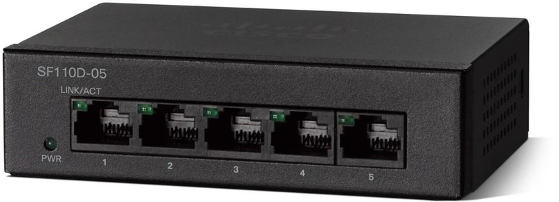 Cisco Small Business 110 ungemanaged L2 Fast Ethernet (10/100) Schwarz