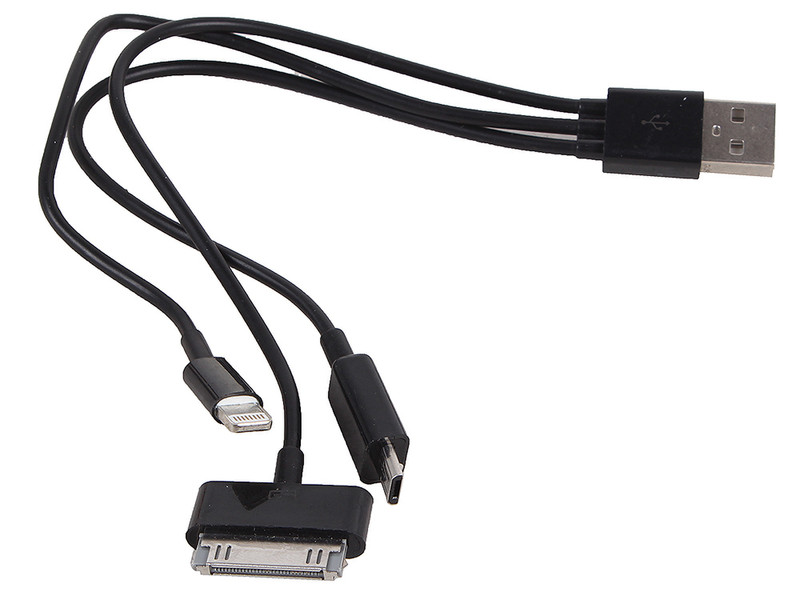 3Cott Micro USB/Apple 30-pin/Apple Lightning 20 cm