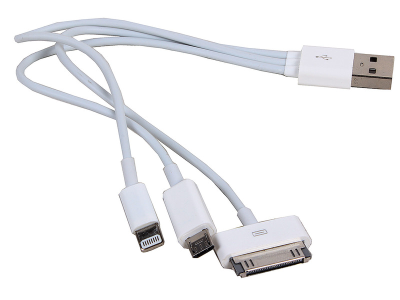 3Cott Micro USB/Apple 30-pin/Apple Lightning 20 cm