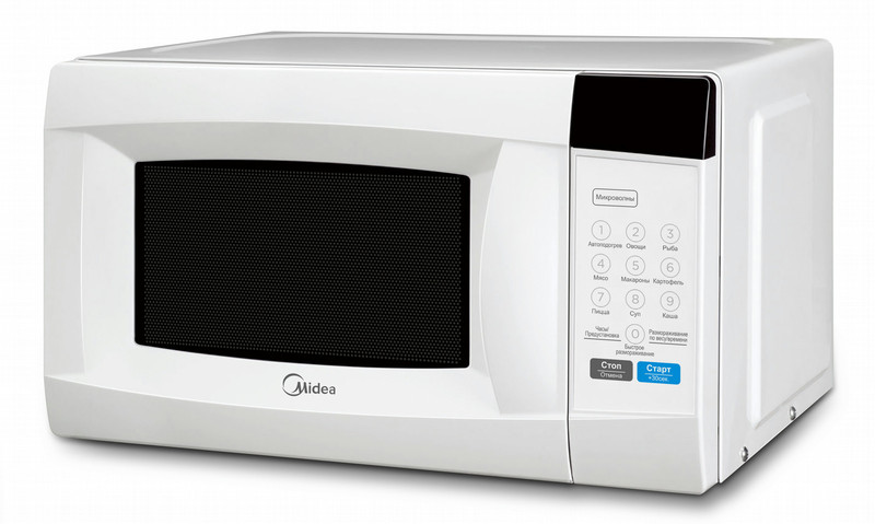 Midea EM720CKE Countertop 20L 700W White microwave