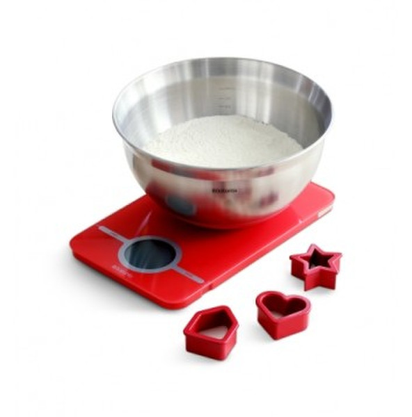Brabantia 104701 Electronic kitchen scale Красный кухонные весы