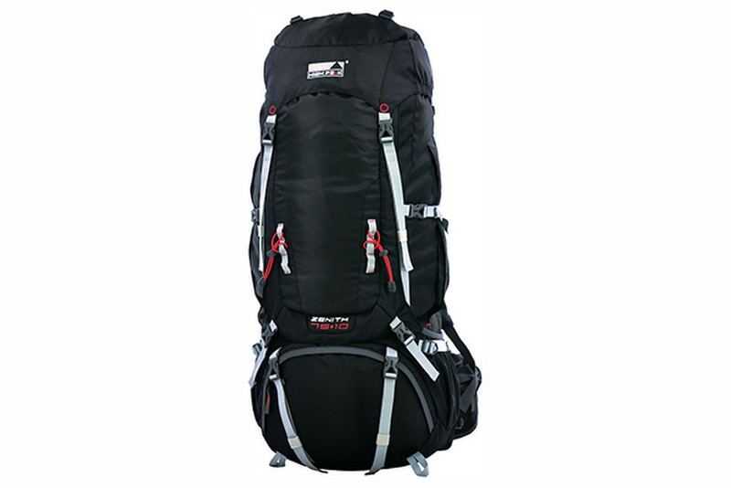 High Peak ZENITH 55+10 Male 65L Black travel backpack
