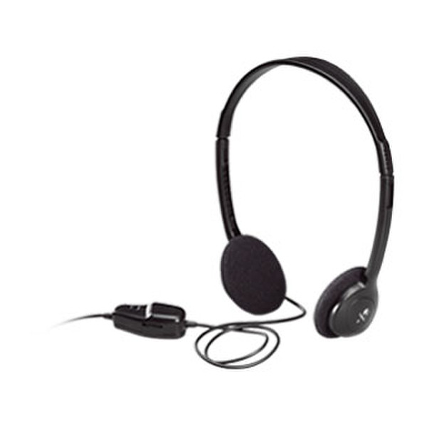Logitech Dialog 220 Binaural Black headset