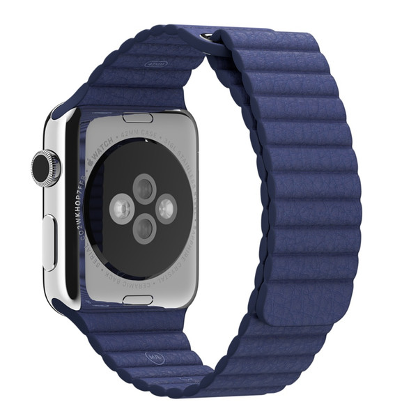 Apple MJ502ZM/A Band Blue Leather