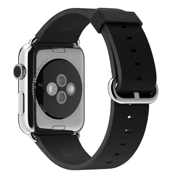 Apple MJ4W2ZM/A Band Schwarz Leder Smartwatch-Zubehör