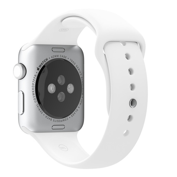 Apple MJ4M2ZM/A Band Weiß Fluor-Elastomer Smartwatch-Zubehör