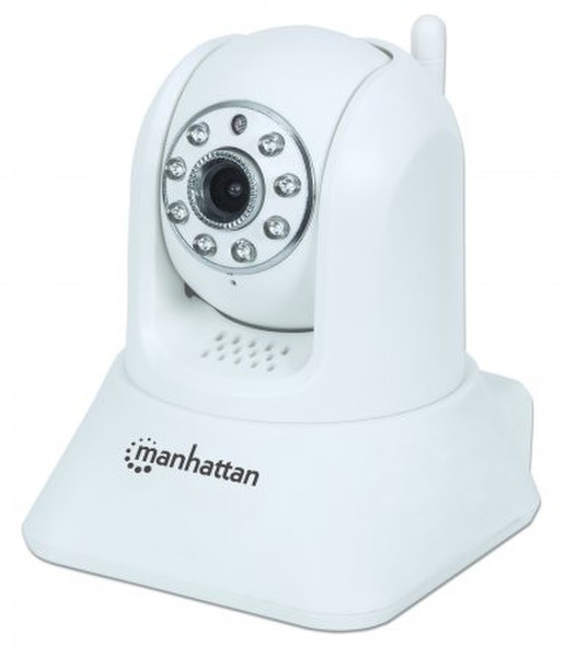 Manhattan HomeCam HD IP security camera Innenraum Kuppel Weiß