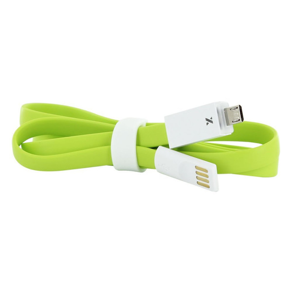 Skque MX-267336-YGN USB A Micro-USB B Зеленый кабель USB