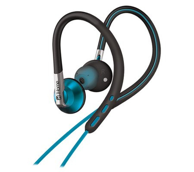 iHome iB11 Binaural Ear-hook,In-ear Black,Blue