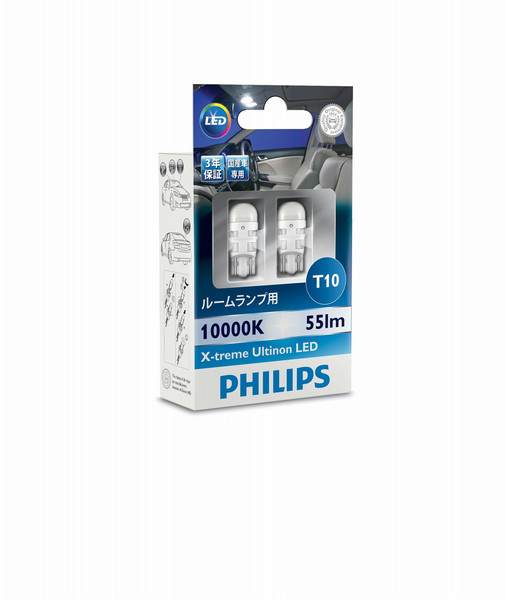 Philips X-treme Ultinon LED 1279610000X2 T10 LED W 2.1 x D 9.5 55лм лампа для автомобилей