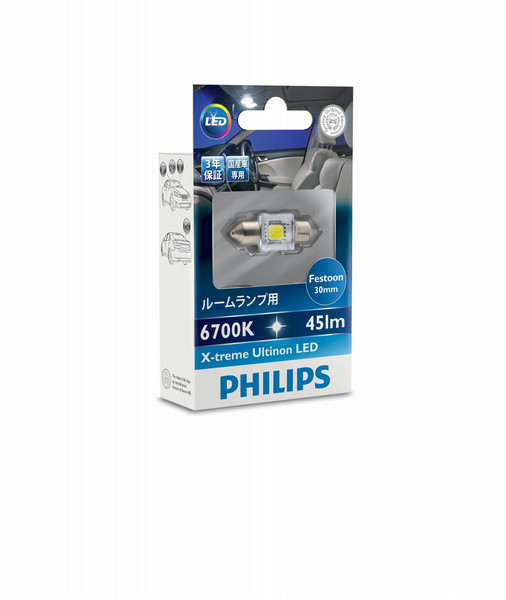 Philips X-treme Ultinon LED 129416700KX1 0.75Вт LED SV8.5-8 45лм лампа для автомобилей