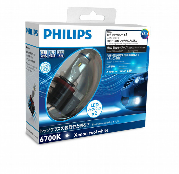 Philips X-treme Ultinon LED car fog light bulb 12794UNIX2