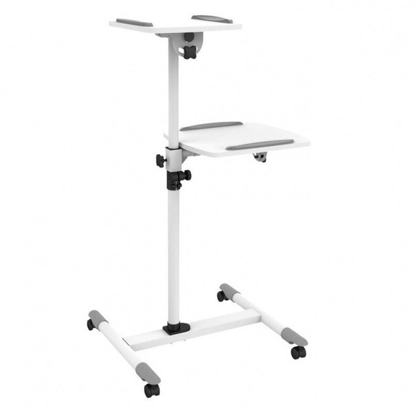 Techly ICA-TB TPM-6 Multimedia trolley Белый multimedia cart/stand
