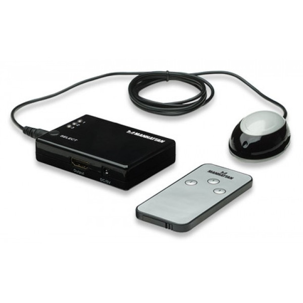 Techly HDMI Switch 3 Input 1 Output with Remote Control IDATA HDMI-31