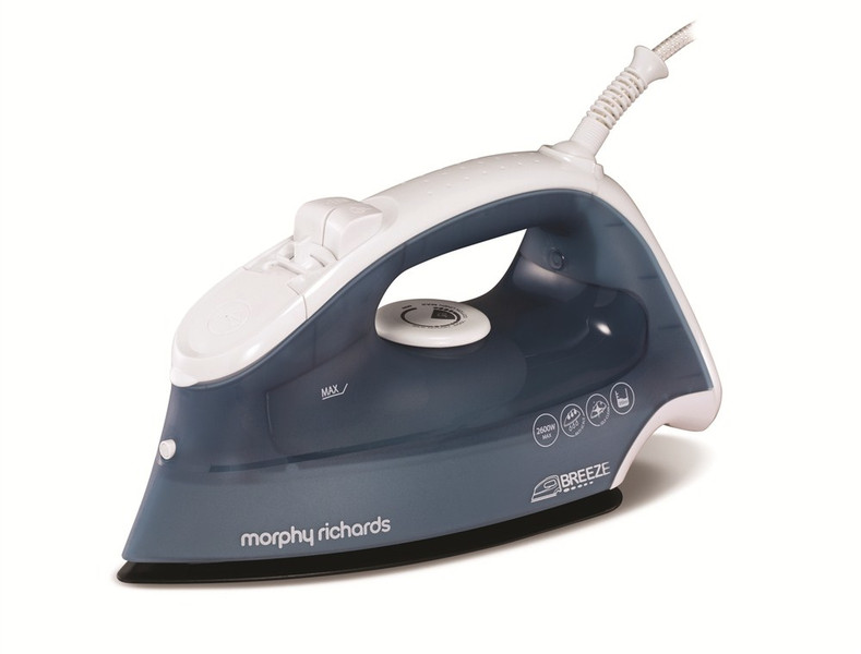 Morphy Richards 300251 Dry & Steam iron Ceramic soleplate 2600W Blue,White iron