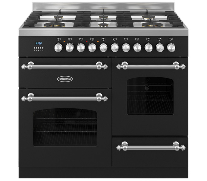 Britannia Fleet 100cm XG Freestanding Gas A Black