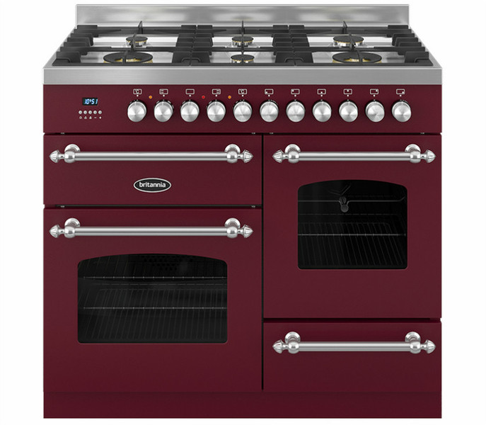 Britannia Fleet 100cm XG Freestanding Gas A Burgundy