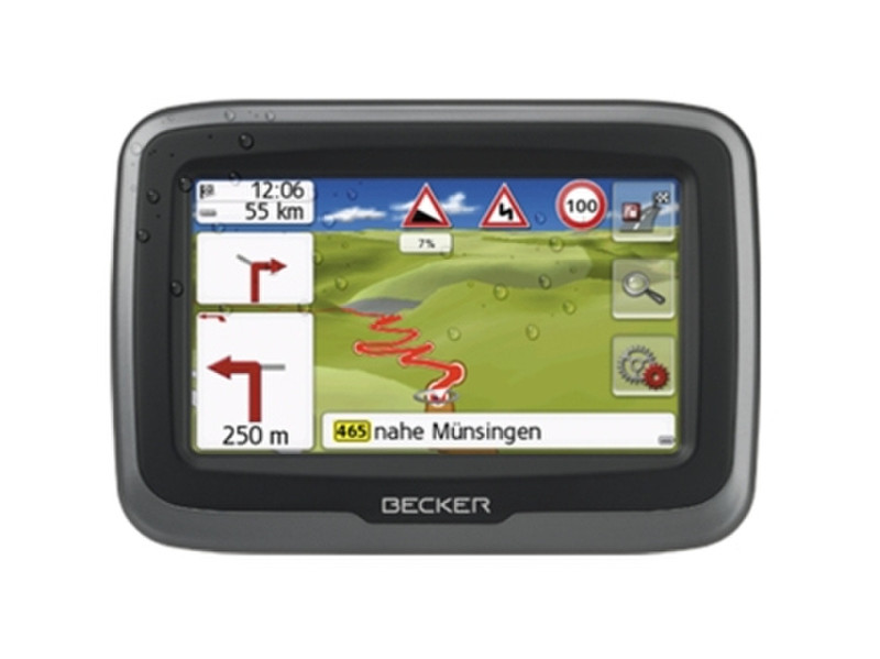 Becker Mamba.4 CE LMU Handheld/Fixed 4.3" Touchscreen 280g Black