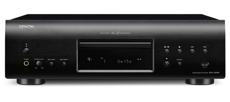 Denon DCD-1520AE HiFi CD player Black