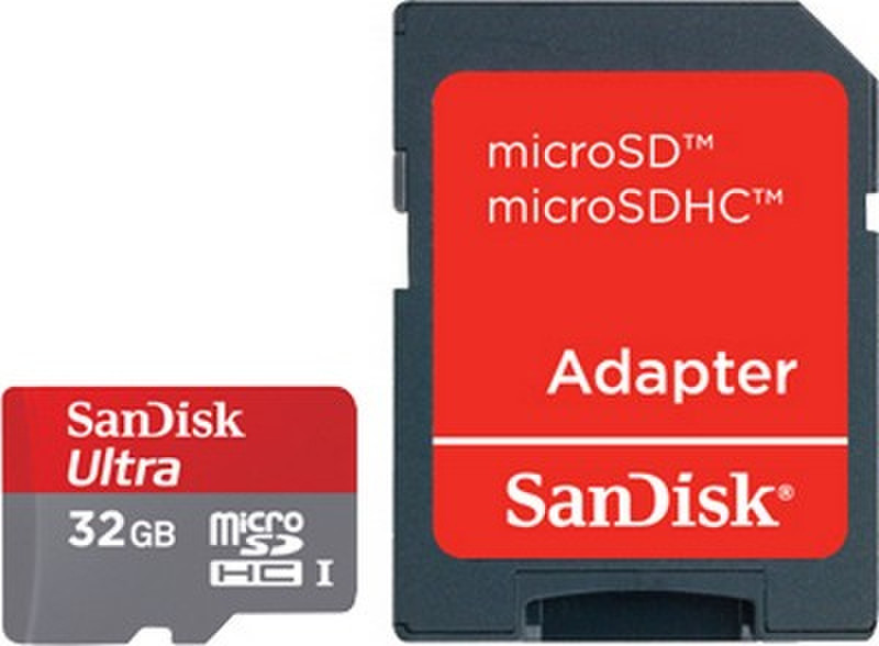 Sandisk MicroSDHC 32GB 32GB MicroSDHC Class 10 memory card