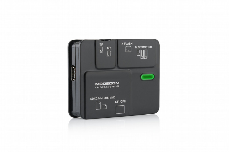 Modecom CR-LEVEL 2 Internal USB 2.0 Black card reader