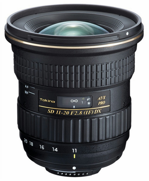 Tokina AT-X 11-20 F2.8 PRO DX SLR Ultra-wide lens Черный