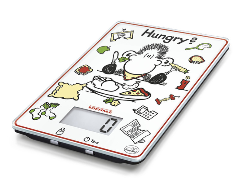 Soehnle Hungry Tisch Rechteck Electronic kitchen scale Mehrfarben