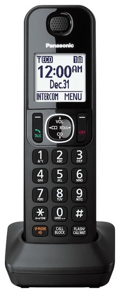 Panasonic KX-TGFA30B DECT telephone handset Черный телефонная трубка