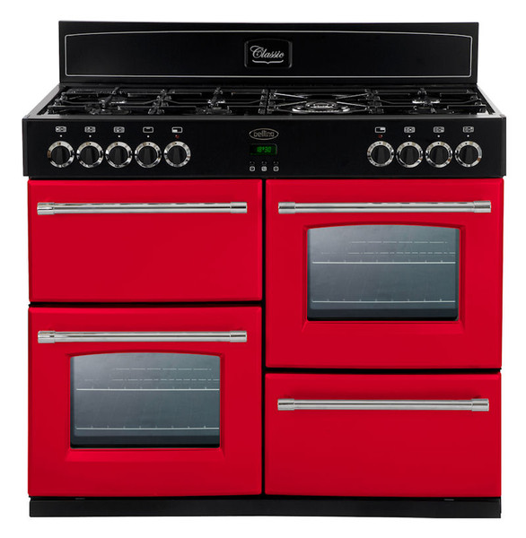 Belling Classic 110GT Отдельностоящий Gas hob Красный