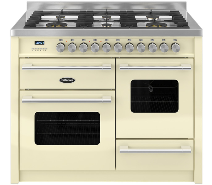 Britannia Delphi 110cm XG Freistehend Gas hob A Cremefarben