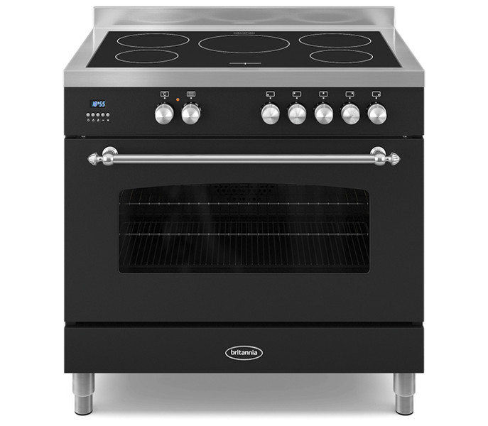 Britannia Fleet 90cm single Freestanding Induction hob A Black