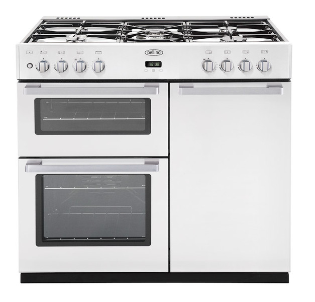 Belling DB4 90DFT Freestanding Gas hob A White