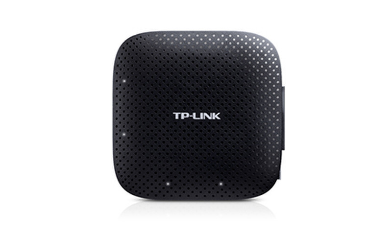 TP-LINK UH400 5000Мбит/с Черный хаб-разветвитель