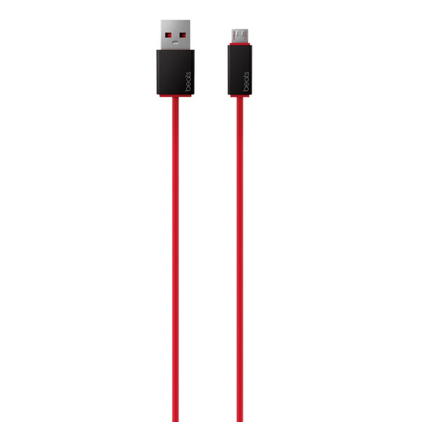 Beats by Dr. Dre USB/Micro-USB, 0.91m 0.91м USB A Micro-USB B Черный, Красный