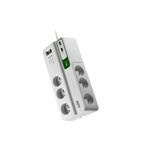 APC PM6U-FR 6AC outlet(s) 230V 2m White surge protector