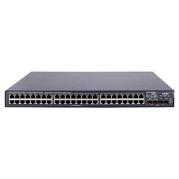 Hewlett Packard Enterprise A 5800-48G-PoE Управляемый L3 Gigabit Ethernet (10/100/1000) Power over Ethernet (PoE) 1U Серый