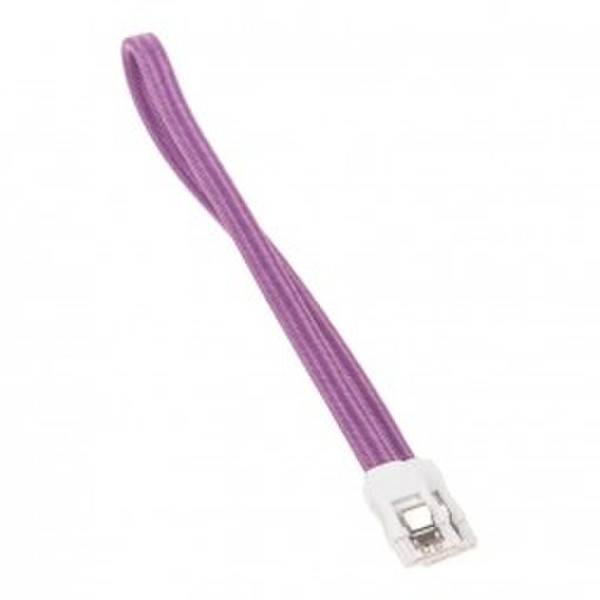 BitFenix SATA - SATA, 0.3m 0.3м SATA III SATA III Пурпурный, Белый кабель SATA