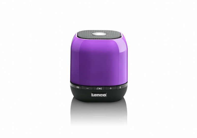 Lenco BTS-110 Rainbow T Mono portable speaker 3Вт Пурпурный