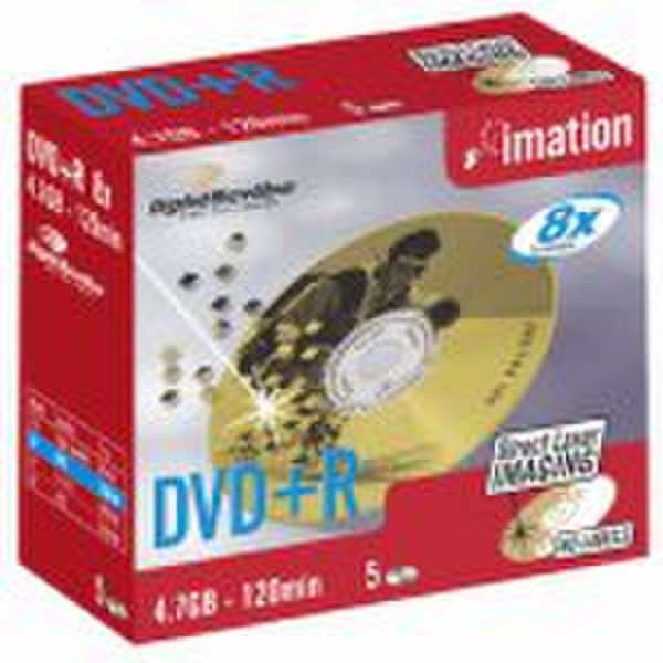 Imation DVD+R 8X Snowbox 4.7GB 5pc(s)