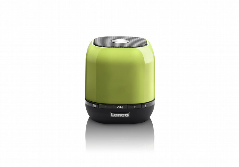 Lenco BTS-110 Rainbow T Mono portable speaker 3Вт Зеленый, Желтый