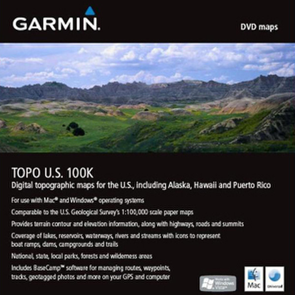 Garmin TOPO U.S. 100K