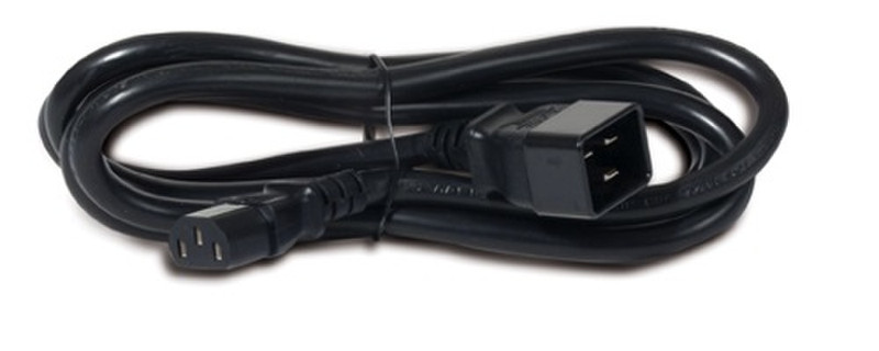 APC C13/C20 2m 2м C20 coupler C13 coupler Черный кабель питания