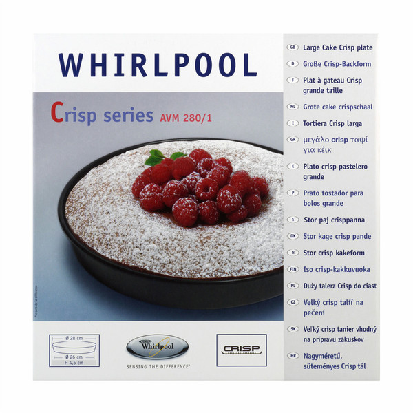 Wpro 480131000082 Cake pan Backform