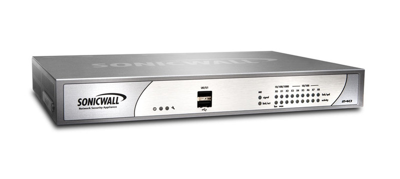 DELL SonicWALL NFR NSA 240 Demo Unit Crom 600Мбит/с аппаратный брандмауэр