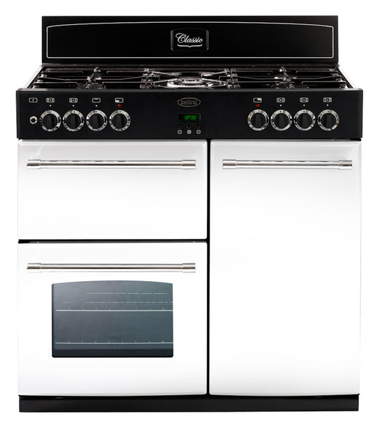 Belling Classic 90DFT Freestanding Gas hob A Black,White