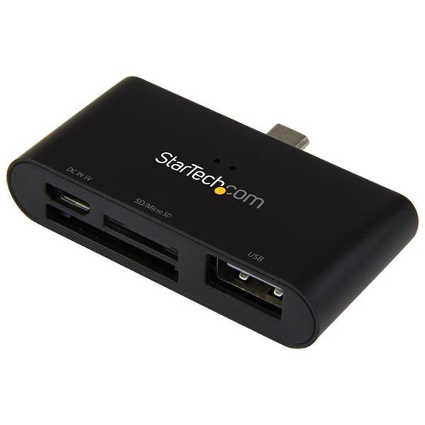 StarTech.com On-the-Go USB Kartenleser für mobil Geräte - SD & Micro SD Karten Kartenleser