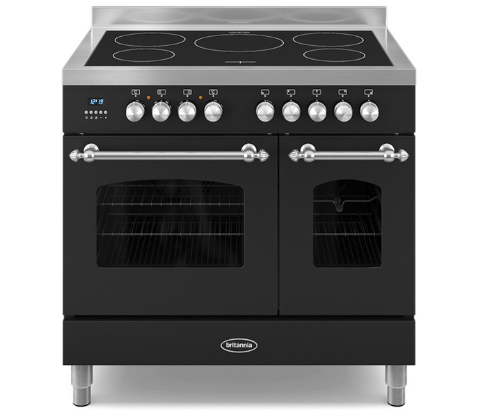 Britannia Fleet 90cm twin Freestanding Induction hob A Black